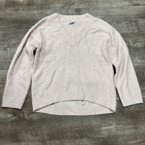 H&M Pink Wool Blend Sweater Size Small
